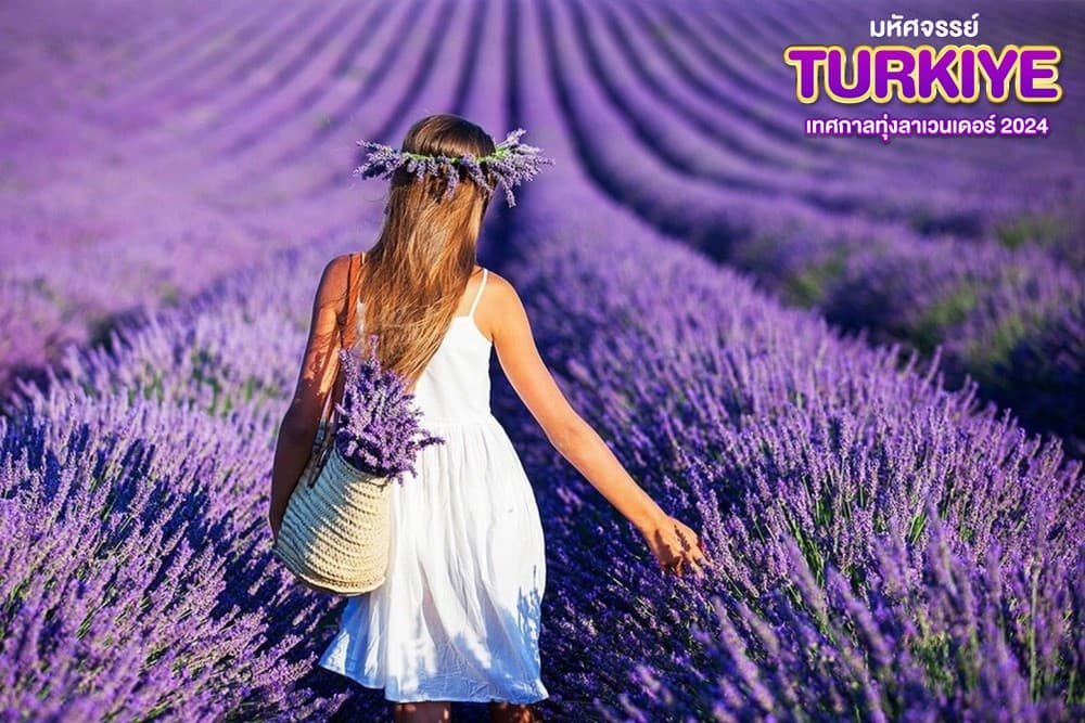 มหัศจรรย์..TURKIYE เทศกาลทุ่งลาเวนเดอร์ 2024 9 วัน 6 คืน 7