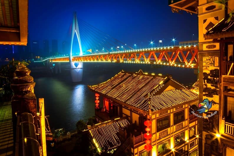 CHINA ฉงชิ่ง เฉิงตู อู่หลง อุทยานสวรรค์ต๋ากูป่งชวน สกีซีหลิงซาน 2