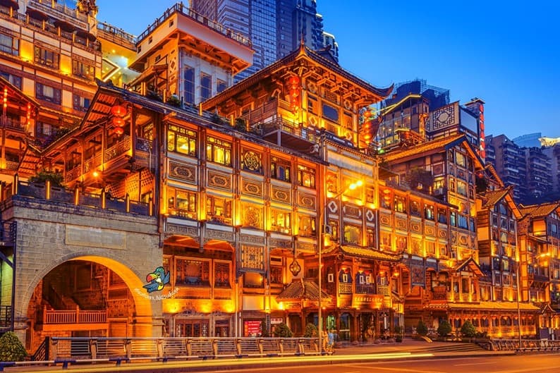 CHINA ฉงชิ่ง เฉิงตู อู่หลง อุทยานสวรรค์ต๋ากูป่งชวน สกีซีหลิงซาน 3