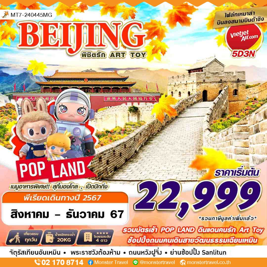 BEIJING เหมาลำบินลงต้าซิง พิชิตรัก ART TOY
