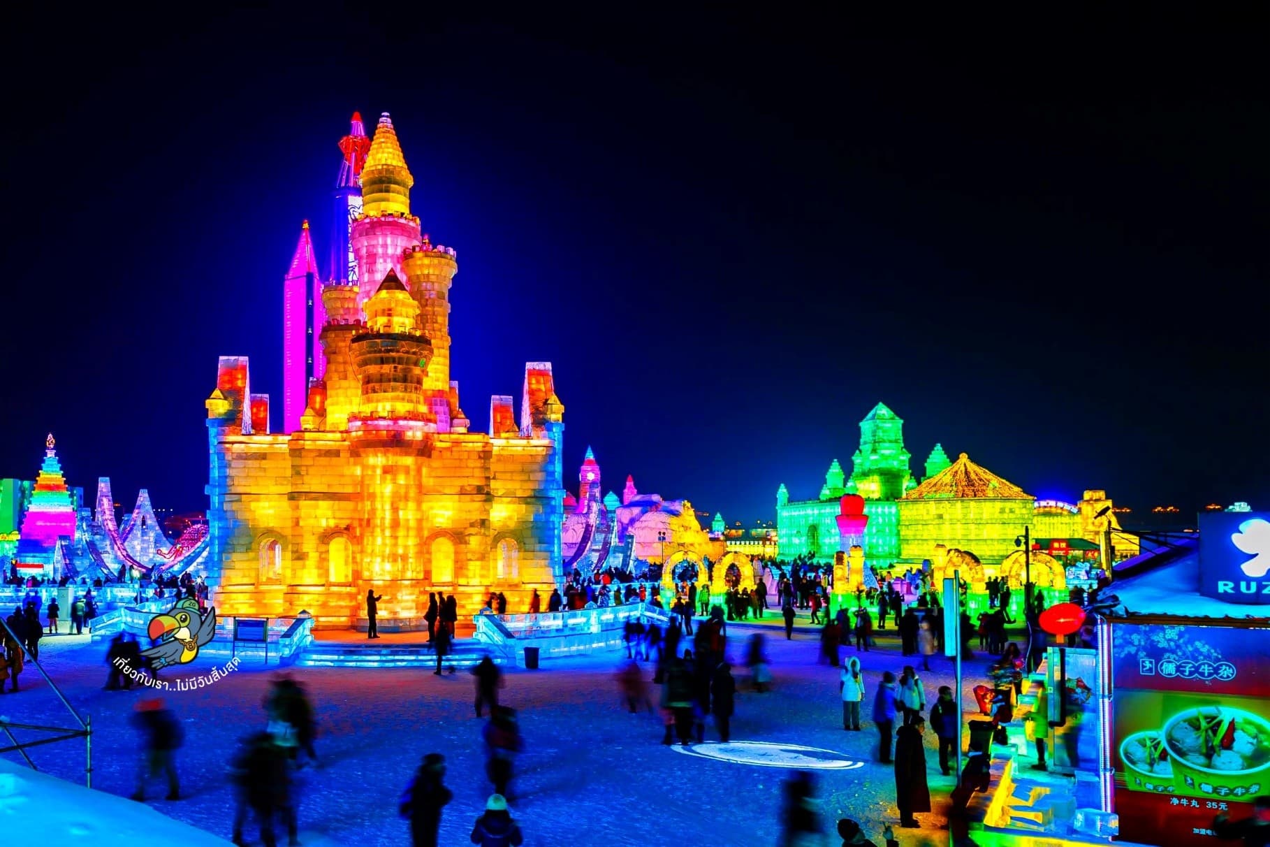 CHINA ฮาร์บิน บ้านเกิดหิมะ เทศกาลน้ำแข็ง 1