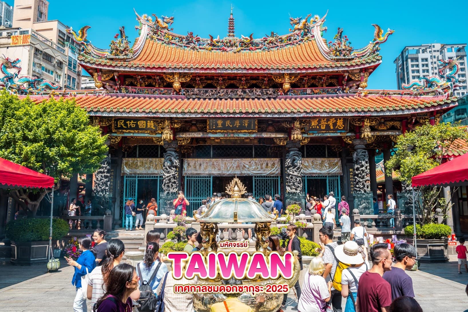 มหัศจรรย์..TAIWAN เทศกาลชมดอกซากุระ 2025 5 วัน 4 คืน 7