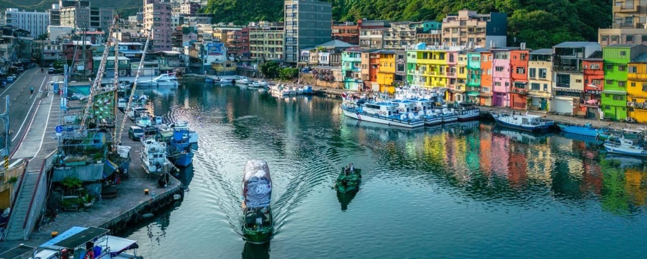 ไต้หวัน ไทจง ไทเป ผิงซี ล่องเรือสุริยันจันทรา พักย่านซีเหมินติง (ไม่ลงร้าน) 4