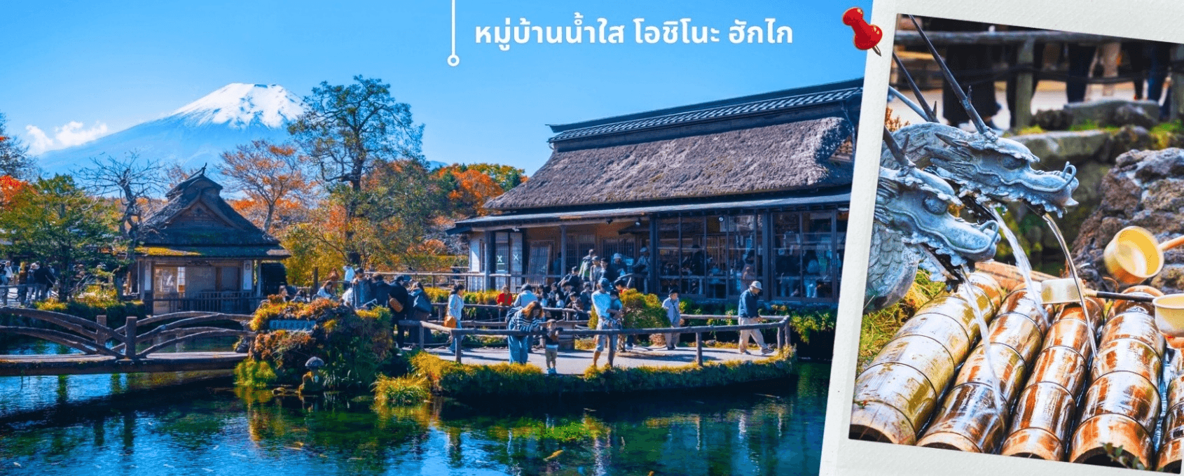โตเกียว ฟูจิ อิบารากิ ล่องเรือฮาโกเน่ ใบไม้เปลี่ยนสี อิสระช้อปปิ้ง 1 วัน 6วัน 4คืน 4