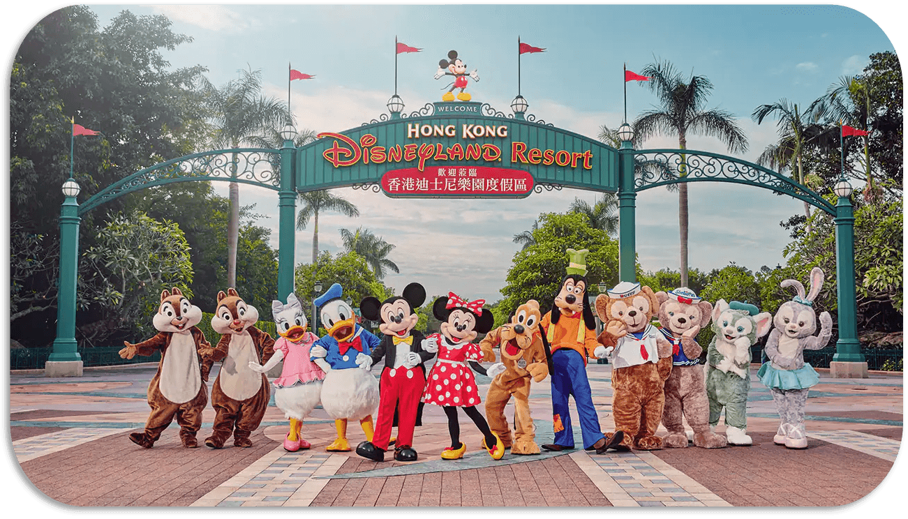 ฉลองวันเด็ก ที่ DISNEYLAND & ไหว้ขอพร 5 วัดดัง แถมฟรี Peak Tram 4 วัน 2 คืน 2