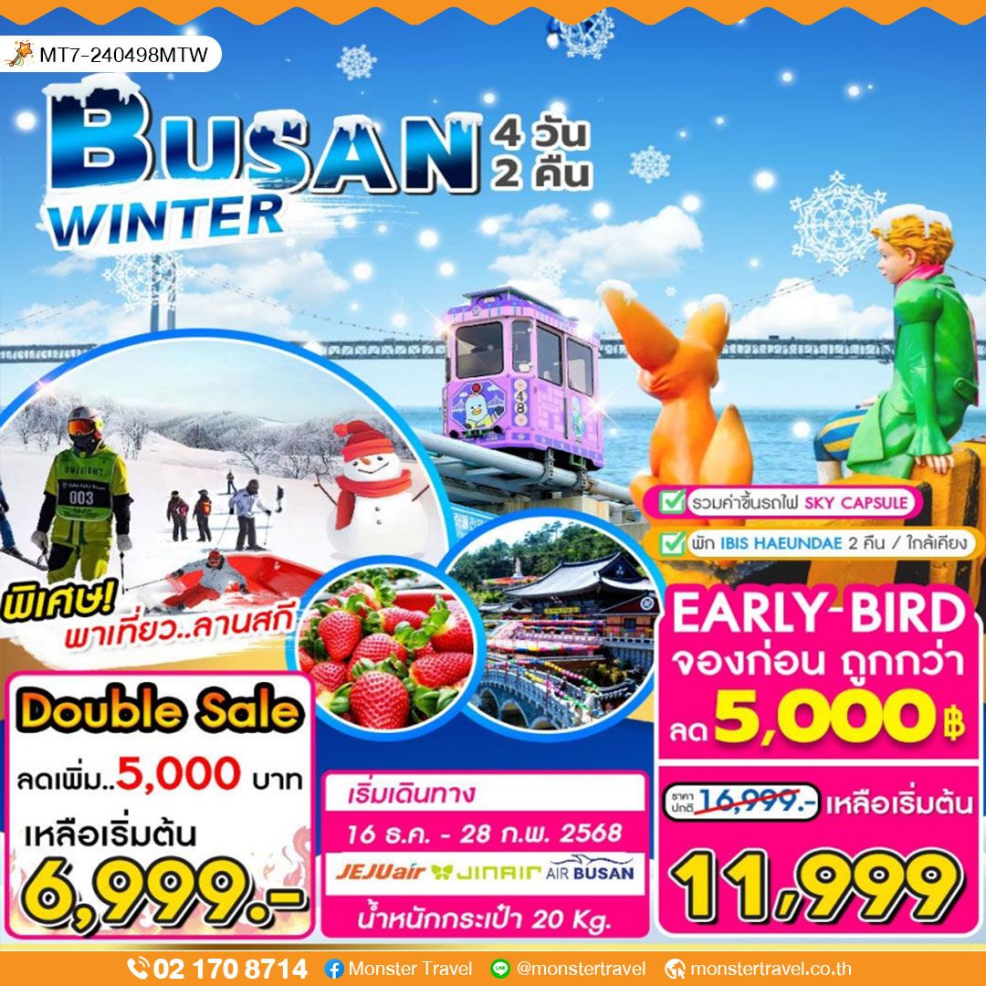 BUSAN WINTER  4 วัน 2 คืน 